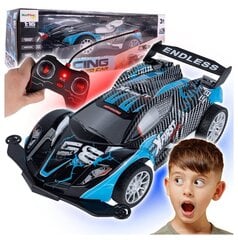 Nuotoliniu būdu valdomas lenktyninis automobilis, mėlynas kaina ir informacija | Žaislai berniukams | pigu.lt