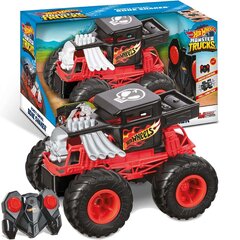 Nuotoliniu būdu valdoma Bone Shaker transporto priemonė Hot Wheels Monster Trucks kaina ir informacija | Mondo Žaislai vaikams | pigu.lt