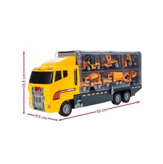 Sunkvežimis vilkikas su 6 automobiliais kaina ir informacija | Žaislai berniukams | pigu.lt