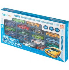 Metalinių automobilių rinkinys MalPlay, 16vnt. kaina ir informacija | Žaislai berniukams | pigu.lt