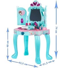 Vaikiškas tualetinis staliukas su džiovintuvu ir priedais kaina ir informacija | Žaislai mergaitėms | pigu.lt