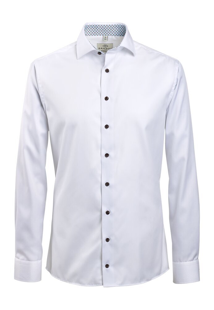 Marškiniai vyrams Sangar 23002S1, balti kaina ir informacija | Vyriški marškiniai | pigu.lt