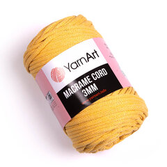 Пряжа для вязания YarnArt Macrame Cord 3 MM 250г, цвет 764 цена и информация | Принадлежности для вязания | pigu.lt