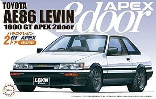 Klijuojamas Modelis Fujimi ID-61 Toyota AE86 Levin 2 door Late type '85 46495 1/24 kaina ir informacija | Klijuojami modeliai | pigu.lt