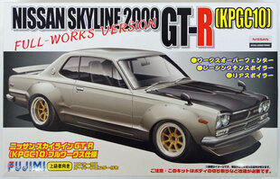 Klijuojamas Modelis Fujimi ID-142 Nissan Skyline 2000 GT-R KPGC10 Full-Works Version 46709 1/24 kaina ir informacija | Klijuojami modeliai | pigu.lt