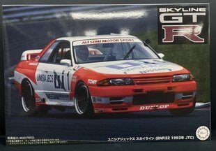 Klijuojamas Modelis Fujimi Axes No.5 Nissan Skyline Unisia Jecs Skyline (BNR32 1993 JTC) 141992 1/12 kaina ir informacija | Klijuojami modeliai | pigu.lt