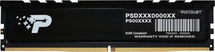 PATRIOT DDR5 16GB PRENIUM BLACK 5600MHz Rad1 цена и информация | Оперативная память (RAM) | pigu.lt