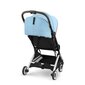 Cybex kelioninis vežimėlis Orfeo, beach blue/turquoise kaina ir informacija | Vežimėliai | pigu.lt