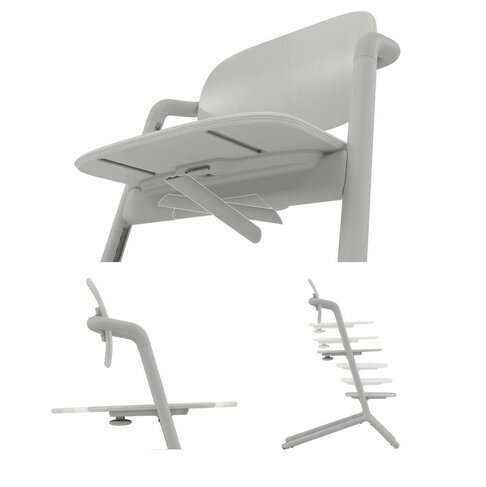 Cybex daugiafunkcinė maitinimo kėdutė Lemo 3in1 Set, suede grey/mid grey kaina ir informacija | Maitinimo kėdutės | pigu.lt