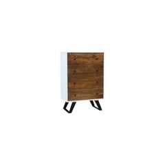 Тумба с ящиками DKD Home Decor Белый 70 x 40 x 105 cm Металл Древесина манго цена и информация | Комоды | pigu.lt