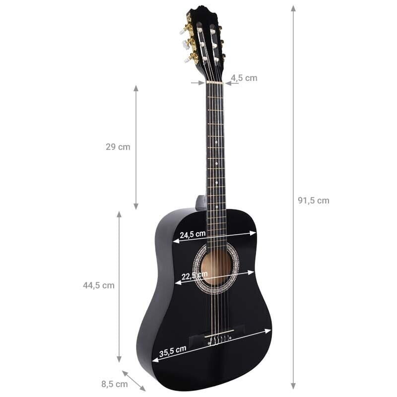 Gitaros rinkinys pradedantiesiems NN BD 36 3/4 kaina ir informacija | Gitaros | pigu.lt