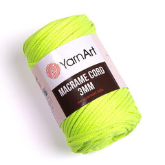 Пряжа для вязания YarnArt Macrame Cord 3 MM 250г, цвет 801 цена и информация | Принадлежности для вязания | pigu.lt
