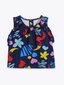 Marškinėliai mergaitėms Brums Jersey 520088271, mėlyni цена и информация | Marškinėliai mergaitėms | pigu.lt