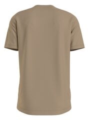 Calvin Klein Jeans marškinėliai vyrams 560076634, smėlio spalvos цена и информация | Мужские футболки | pigu.lt