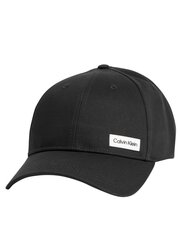 Кепка CALVIN KLEIN Essential Patch 545010356, черная цена и информация | Мужские шарфы, шапки, перчатки | pigu.lt