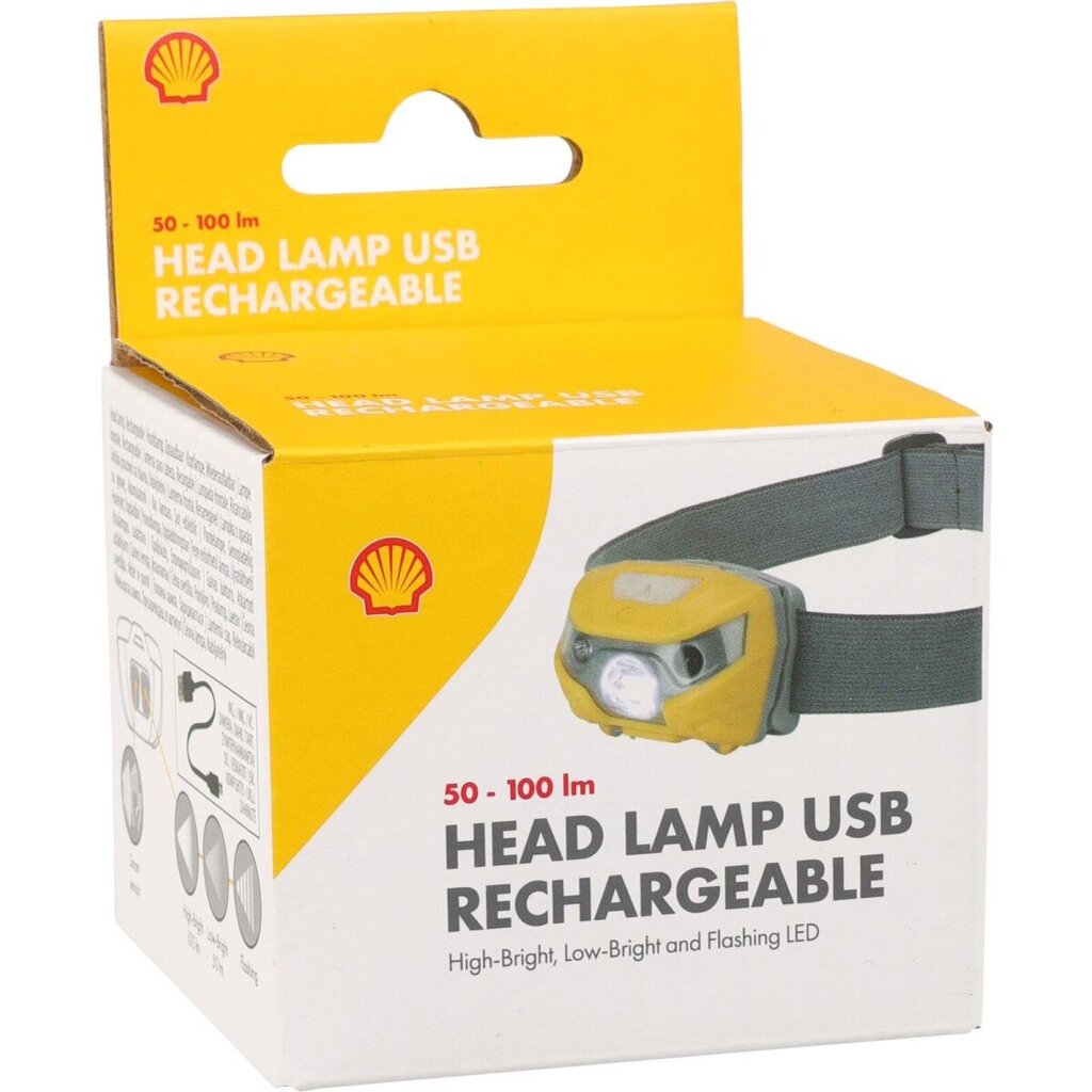 Galvos žibintas Shell LED USB цена и информация | Žibintuvėliai, prožektoriai | pigu.lt
