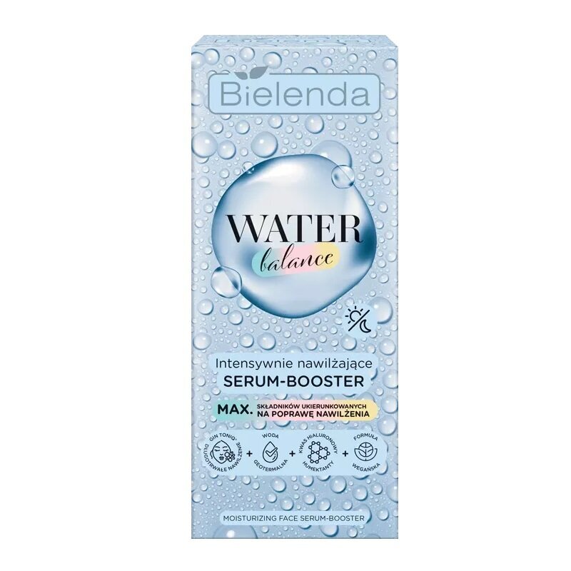 Drėinamasis veido serumas Bielenda Water Balance, 30 g kaina ir informacija | Veido aliejai, serumai | pigu.lt