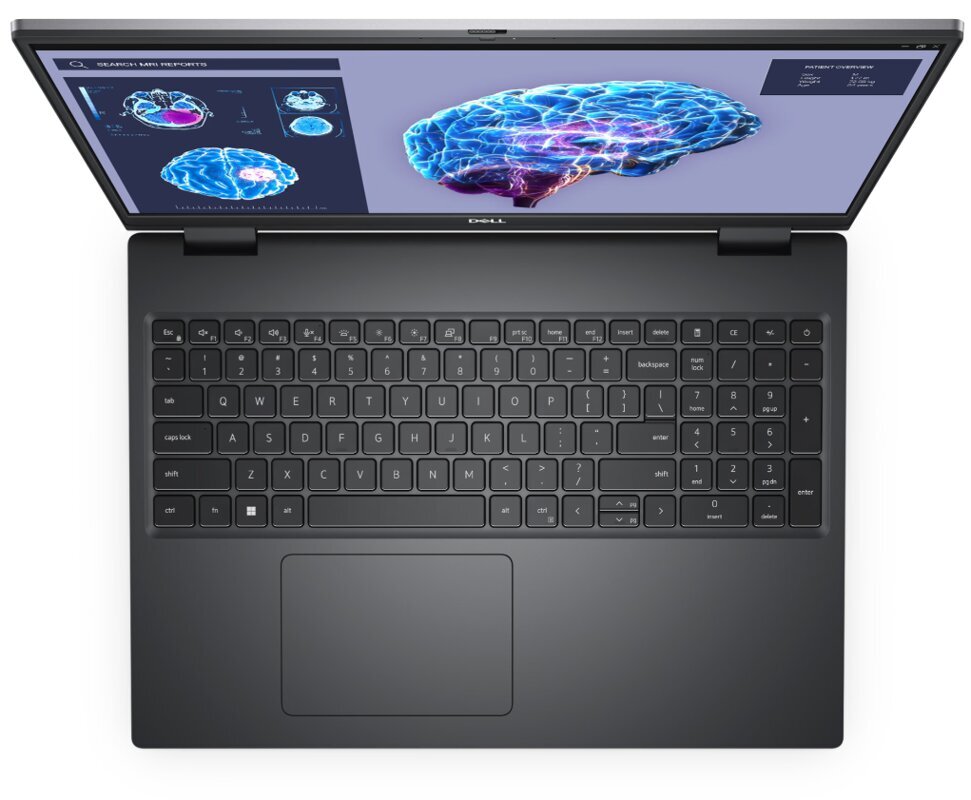 Dell Mobile Precision 16 7680, i7-13850HX, 16GB, 512SSD, Win11P, EST kaina ir informacija | Nešiojami kompiuteriai | pigu.lt