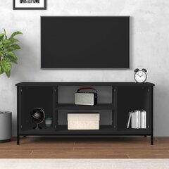 vidaXL Televizoriaus spintelė, juodos spalvos, 102x35x45cm, mediena kaina ir informacija | TV staliukai | pigu.lt