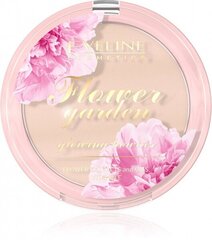 Švytėjimo suteikianti kompaktinė pudra Eveline Cosmetics Flower Garden, 8 g kaina ir informacija | Makiažo pagrindai, pudros | pigu.lt