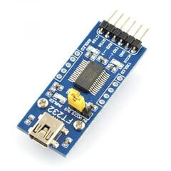 FTDI FT232RL USB-UART-miniUSB kaina ir informacija | Atviro kodo elektronika | pigu.lt