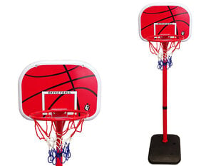 Стойка баскетбольная с кольцом и мячом Hong Deng, 62 x 40 x 160 см цена и информация | Баскетбольные стойки | pigu.lt