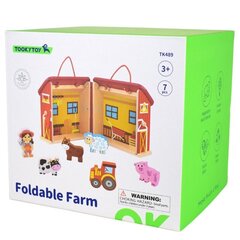 Портативная ферма с аксессуарами Tooky Toy, 7 д. цена и информация | Развивающие игрушки | pigu.lt