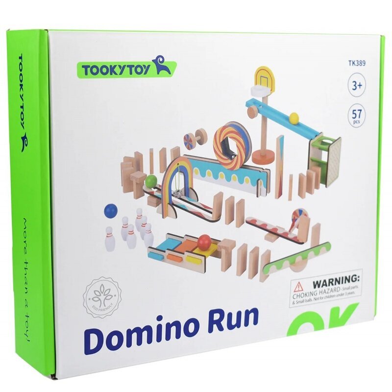 Medinių kaladėlių žaidimas Tooky Toy, 57 d. kaina ir informacija | Lavinamieji žaislai | pigu.lt