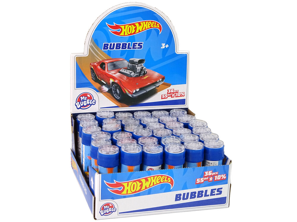 Muilo burbulai Hot Wheels, 55 ml kaina ir informacija | Vandens, smėlio ir paplūdimio žaislai | pigu.lt