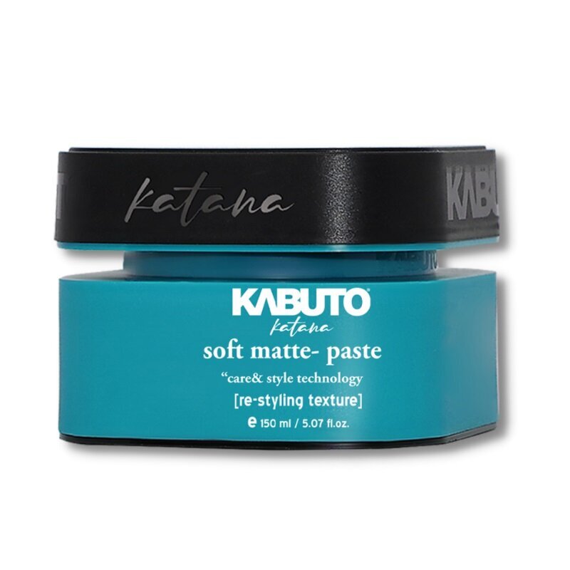 Matinė plaukų modeliavimo pasta Kabuto Katana Soft Matte Paste, 150ml kaina ir informacija | Plaukų formavimo priemonės | pigu.lt
