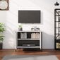 vidaXL TV spintelė su durelėmis, pilka ąžuolo, 60x35x45cm, mediena kaina ir informacija | TV staliukai | pigu.lt