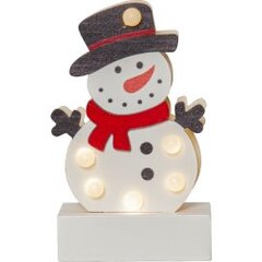 Kalėdinė dekoracija LED sniego senelis цена и информация | Рождественское украшение CA1031, 10 см | pigu.lt