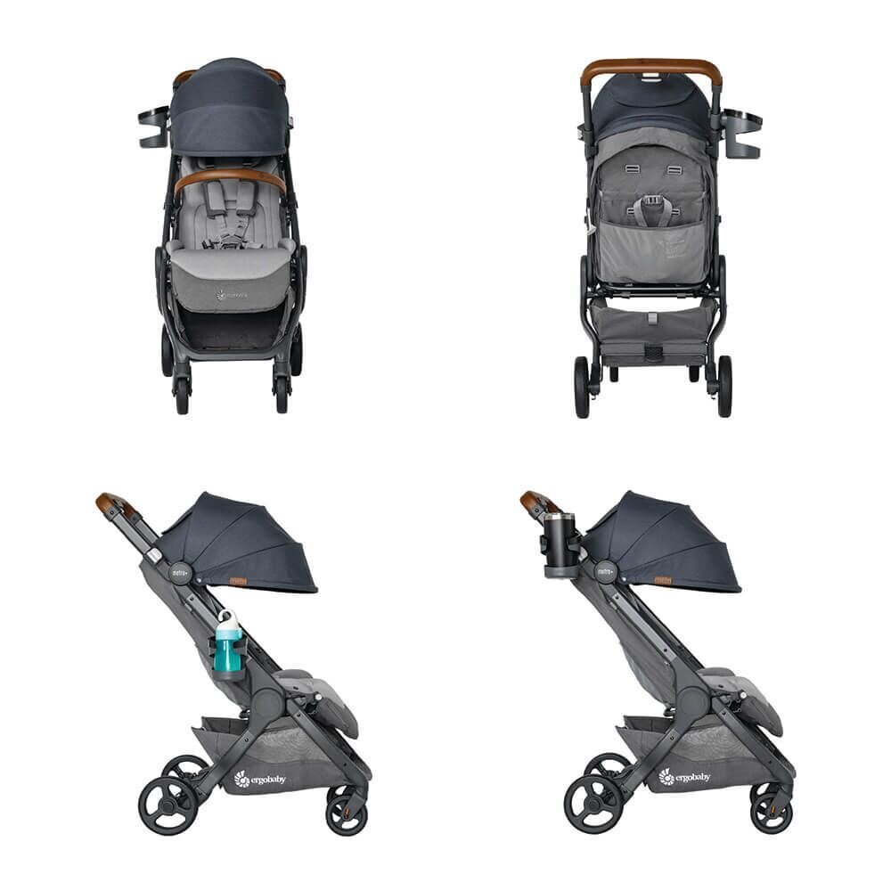 Ergobaby sportinis vežimėlis Metro+ Deluxe, London Grey цена и информация | Vežimėliai | pigu.lt