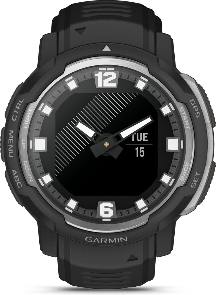 Garmin Instinct® Crossover Black kaina ir informacija | Išmanieji laikrodžiai (smartwatch) | pigu.lt