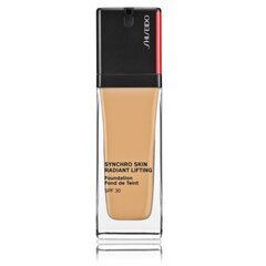 Shiseido Synchro Skin Radiant Lifting Foundation SPF30, 250 песочный, 30 мл цена и информация | Пудры, базы под макияж | pigu.lt