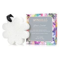 Губка для тела, пропитанная гелем для душа Spongelle White Flower Black Orchid, 85 г цена и информация | Масла, гели для душа | pigu.lt