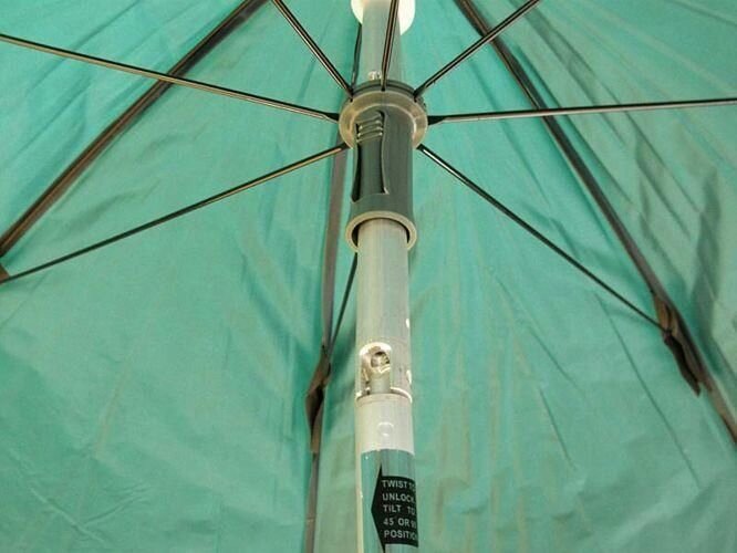 Vandeniui atsparus žvejybinis skėtis - palapinė Jaxon AK-PLX125C, 250cm kaina ir informacija | Palapinės | pigu.lt
