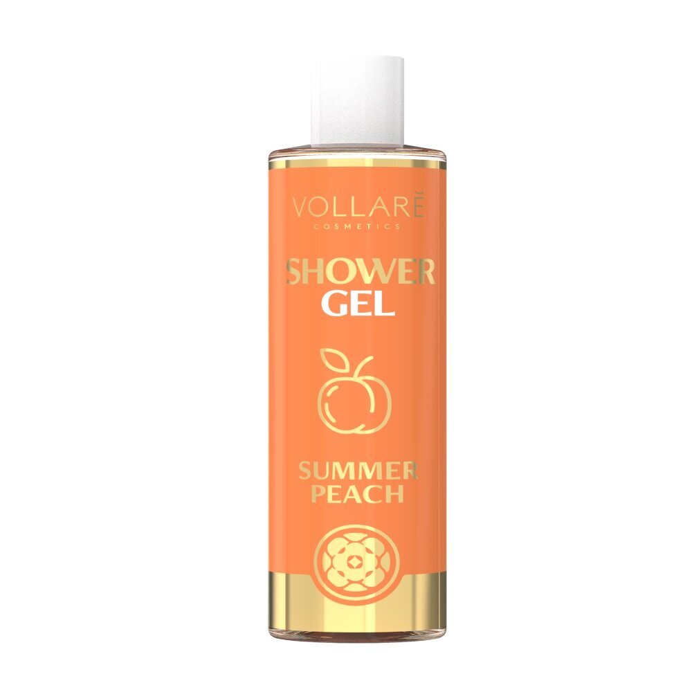 Dušo gelis Vollare Shower gel Summer Peach, 400 ml цена и информация | Dušo želė, aliejai | pigu.lt