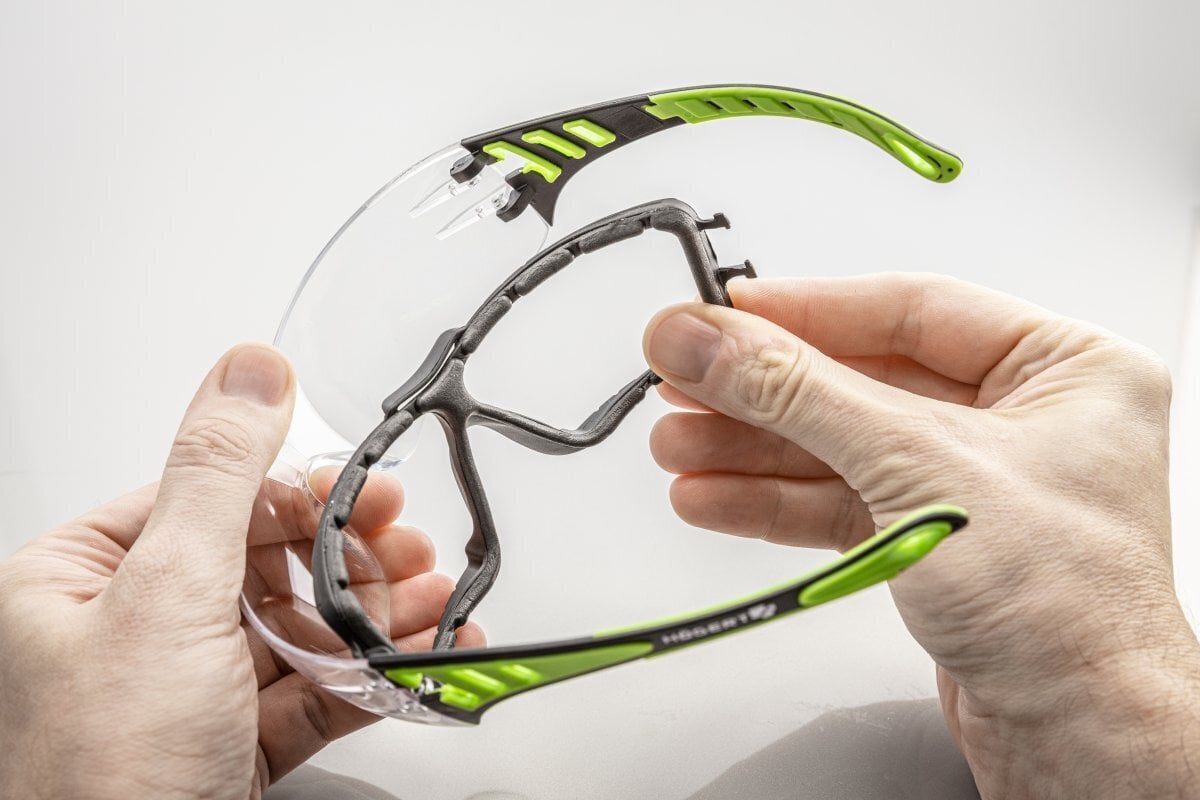 Apsauginiai akiniai su guma Hogert HT5K011 цена и информация | Galvos apsauga | pigu.lt