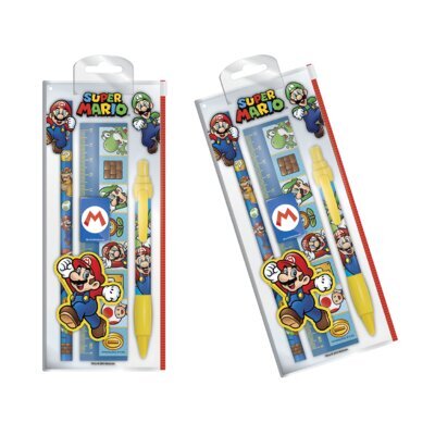 Kanceliarinių prekių rinkinys Super Mario kaina ir informacija | Kanceliarinės prekės | pigu.lt
