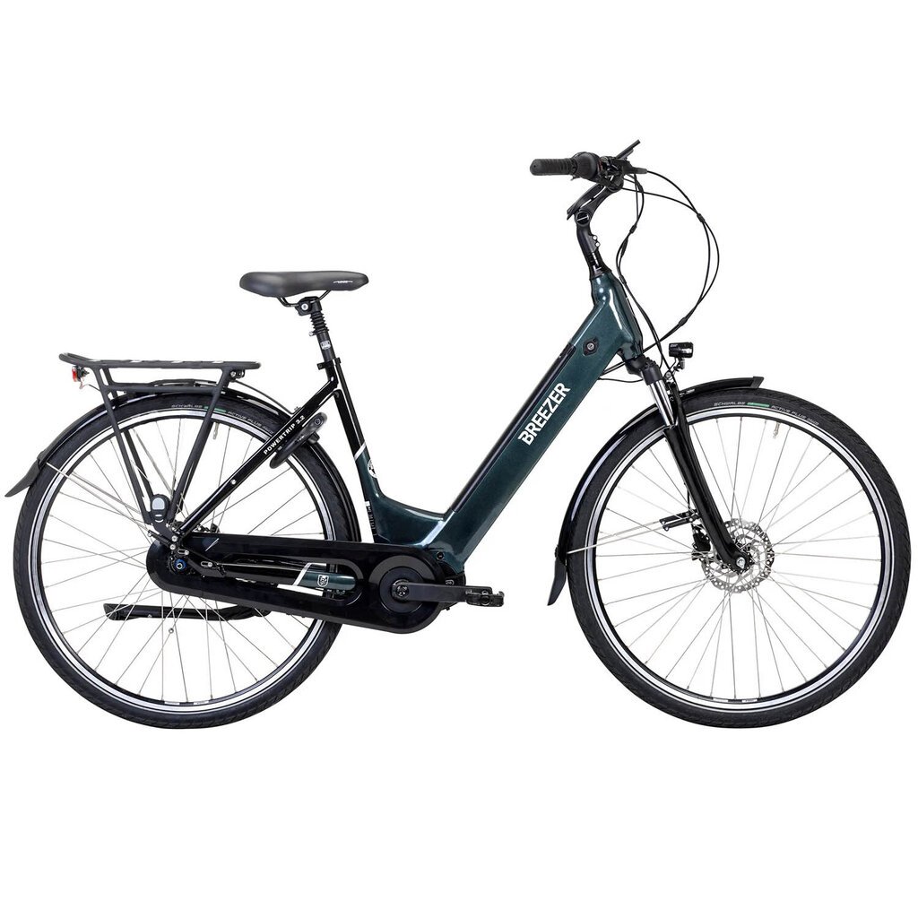 Elektrinis dviratis Breezer Powertrip Evo 3.2+ LS N8, 28", žalias kaina ir informacija | Elektriniai dviračiai | pigu.lt