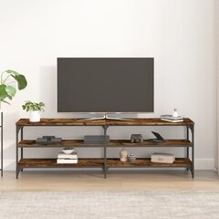 vidaXL Televizoriaus spintelė, dūminio ąžuolo, 160x30x50cm, mediena kaina ir informacija | TV staliukai | pigu.lt