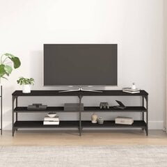 vidaXL Televizoriaus spintelė, juoda, 160x30x50cm, apdirbta mediena kaina ir informacija | TV staliukai | pigu.lt