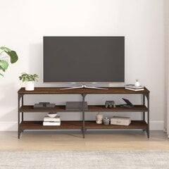 vidaXL Televizoriaus spintelė, ruda ąžuolo, 140x30x50cm, mediena kaina ir informacija | TV staliukai | pigu.lt