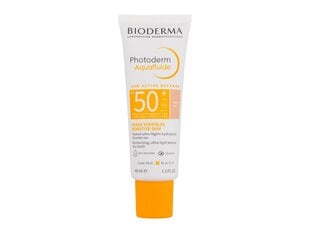 Apsauga nuo saulės Bioderma Photoderm Aquafluide SPF-50+, Claire Light, 40 ml kaina ir informacija | Kremai nuo saulės | pigu.lt