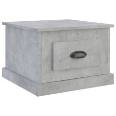 vidaXL Kavos staliukas, betono pilkas, 50x50x35cm, apdirbta mediena цена и информация | Журнальные столики | pigu.lt