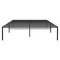 vidaXL Metalinis lovos rėmas, juodos spalvos, 120x190cm kaina ir informacija | Lovos | pigu.lt