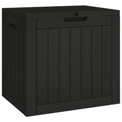 Sodo daiktadėžė vidaXL, juodos spalvos kaina ir informacija | Komposto dėžės, lauko konteineriai | pigu.lt