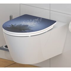 SCHÜTTE Klozeto sėdynė su soft-close mechanizmu WATER LILY kaina ir informacija | Vonios kambario aksesuarai | pigu.lt