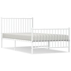 Каркас кровати, 100x200 см, белый цена и информация | Кровати | pigu.lt